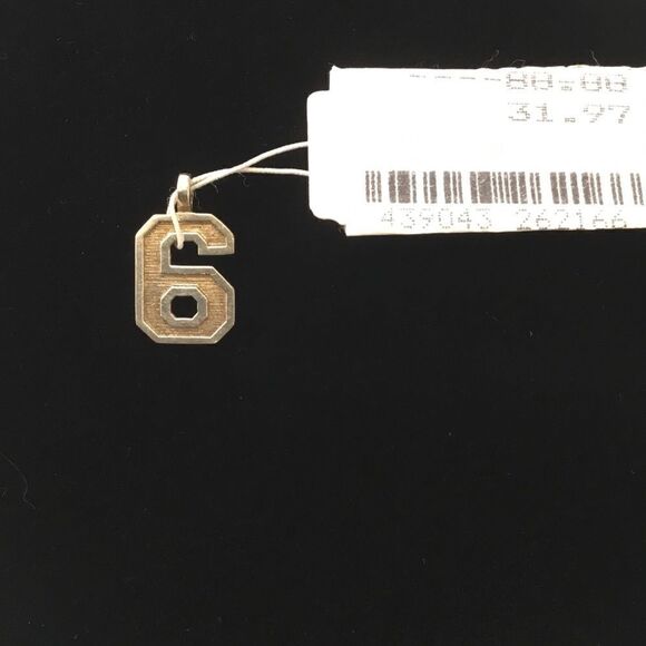 Raised Edge Number Charm (E2) - Picture 3 of 5